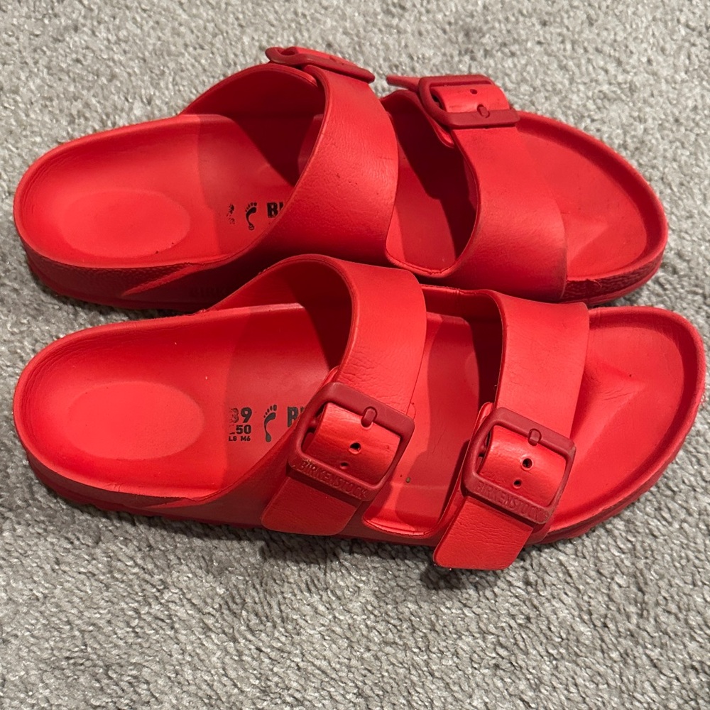 Birkenstock Women's Bright Red Sandals